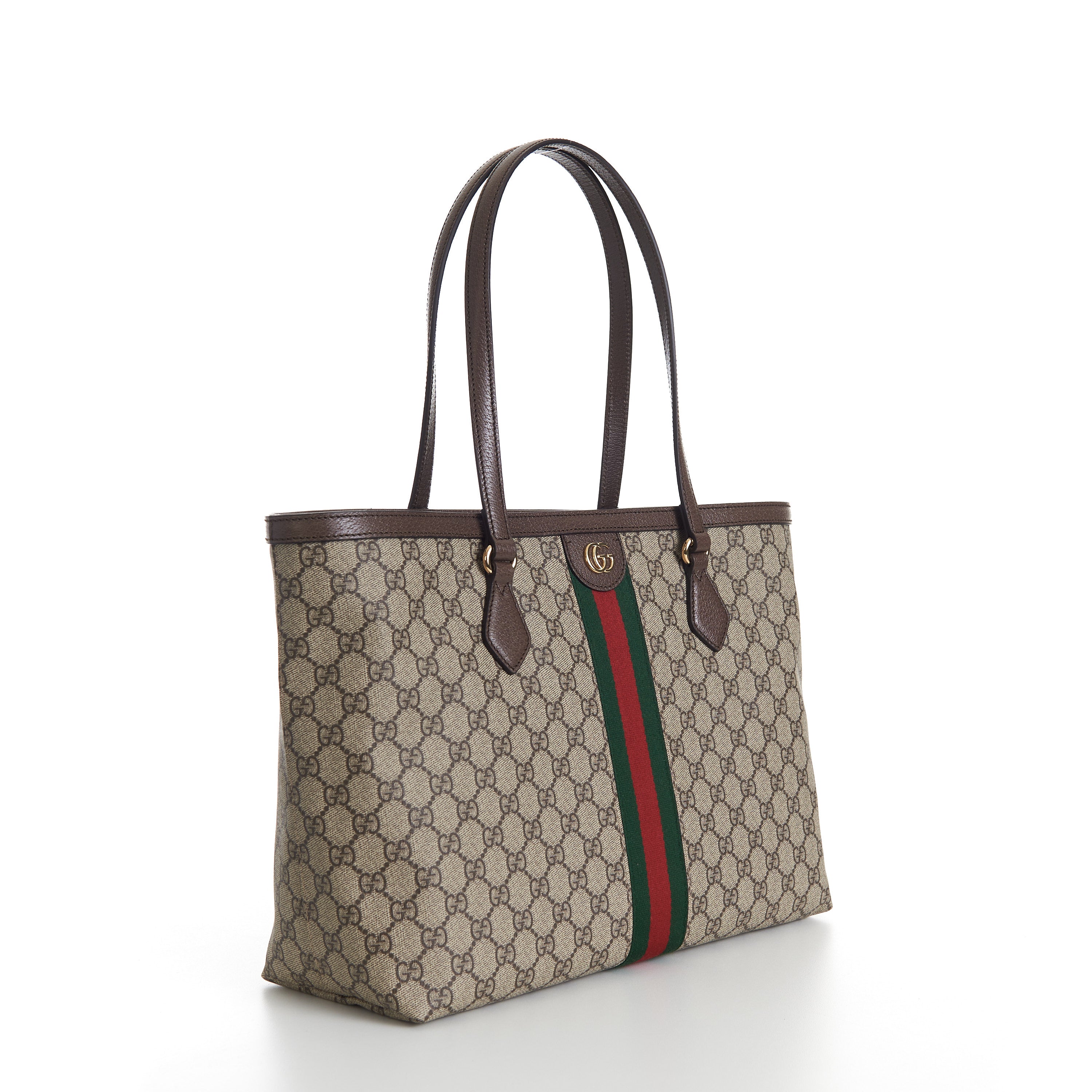 WMNS) GUCCI Ophidia GG Middle-Sized Tote Bag Brown 631685-96IWB-8745 -  KICKS CREW